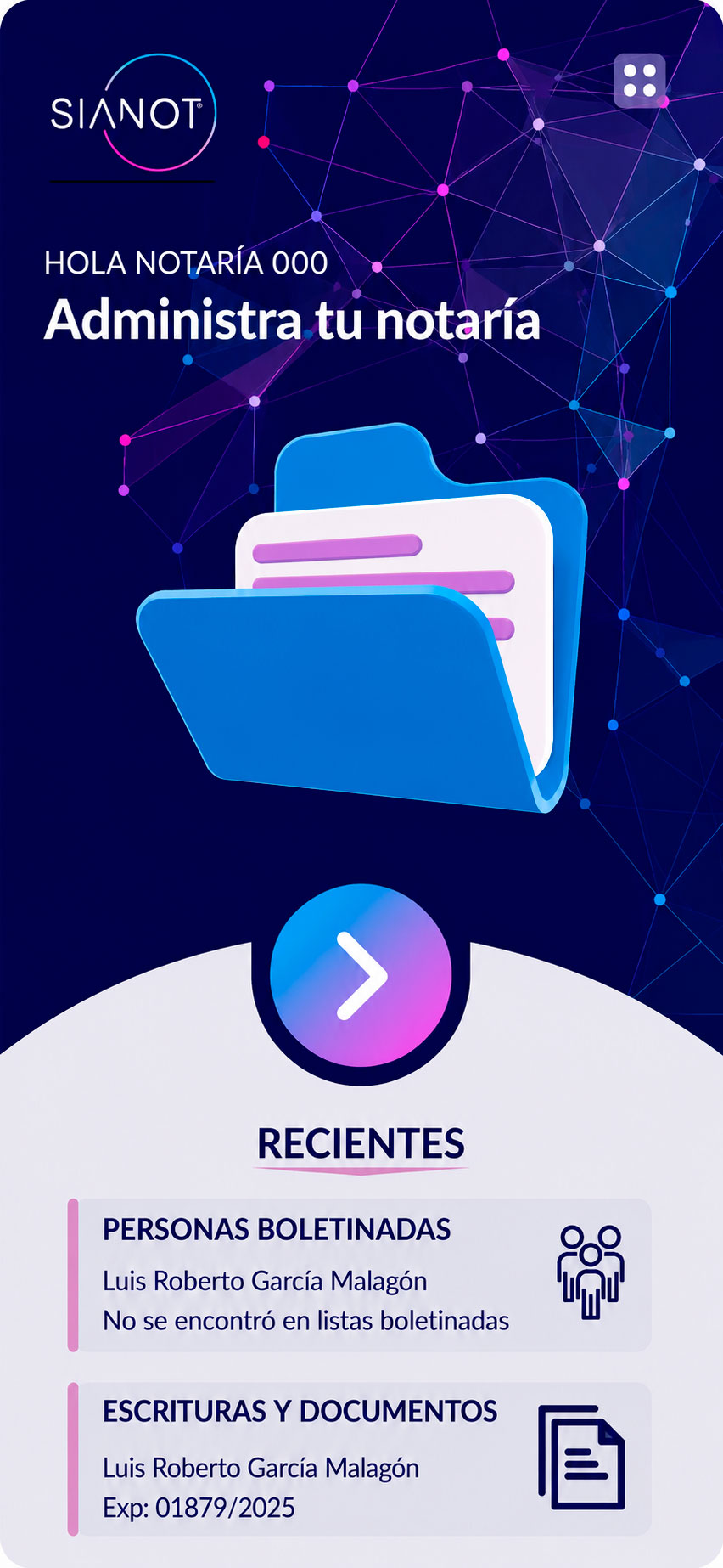 App SIANOT